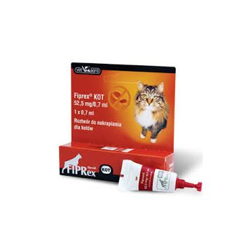 FIPRex Cat, solutie antiparazitara externa pentru pisici, 3 pipete