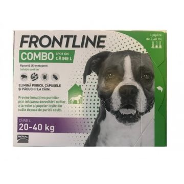 Antiparazitar caini Frontline Combo L (20-40 kg), 1 pipeta