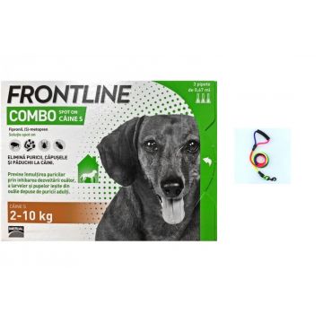 Antiparazitar caini Frontline Combo S (2-10 kg), 1 pipeta