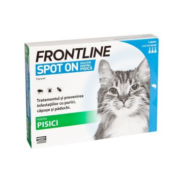 Frontline Spot On Cat Pisica - 1 PIPETA Frontline Spot On Cat Pisica - 1 PIPETA