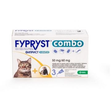 FYPRYST COMBO PISICA CAT 50 MG - 3 PIPETE FYPRYST COMBO PISICA CAT 50 MG - 3 PIPETE