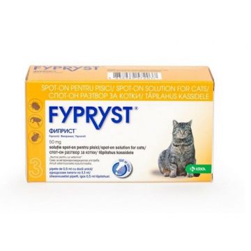 FYPRYST PISICA CAT SPOT ON 50 MG - 3 PIPETE FYPRYST PISICA CAT SPOT ON 50 MG - 3 PIPETE