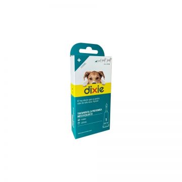 Solutie antiparazitara caini talie mica Dixie Spot On S (2-10 kg), 1 pipeta