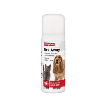 Beaphar Spray Indepartare Capuse, Tick Away, 50 ml Beaphar Spray Indepartare Capuse, Tick Away, 50 ml