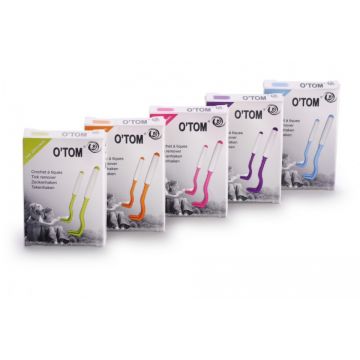 Croseta silicon extras capuse - O'Tom Tick Twister Silicon - set 2 buc.