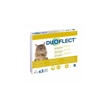 Solutie spot-on pentru pisici Douflect, 3 pipete