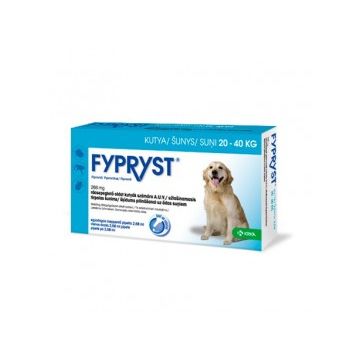 Antiparazitar extern pentru caini intre 20-40 kg Fypryst Dog L, 3 pipete