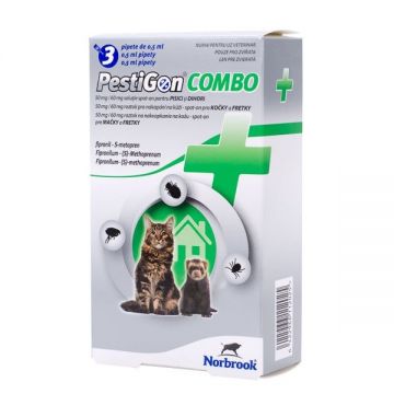 PestiGon Combo Cat 50 mg / 60 mg, 3 pipete