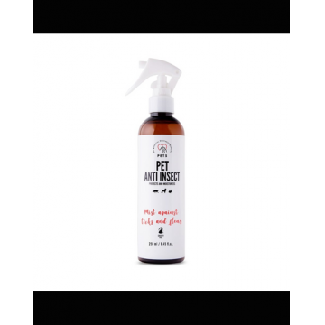 PETS Anti Insect Spray antiparazitar 250 ml caini si pisici, cu efect hidratant
