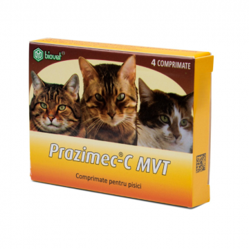 Prazimec C pisici 4 comprimate